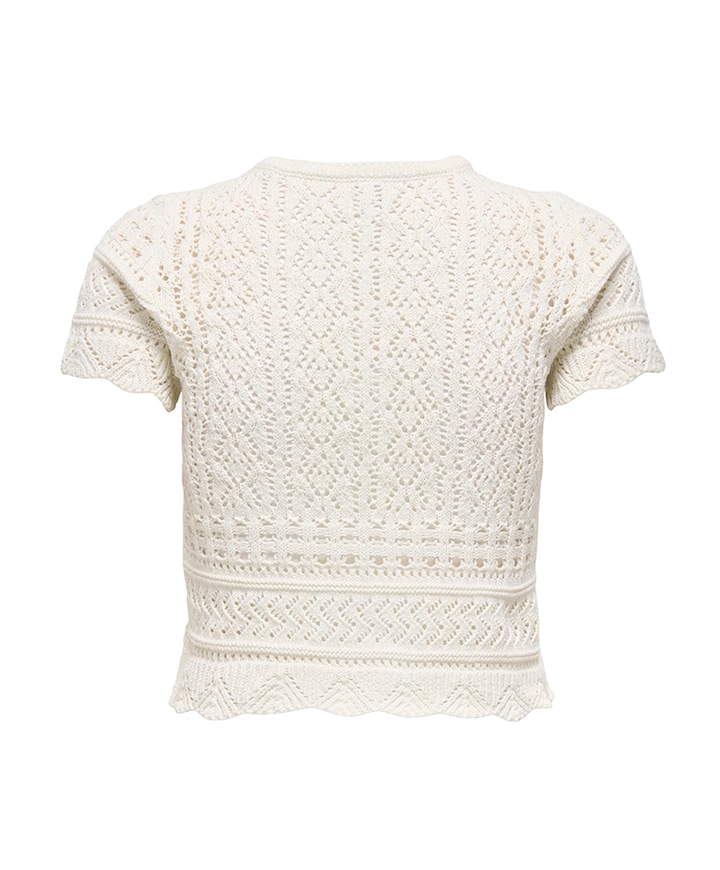 Dames vest ecru