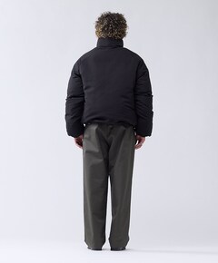 Heren omkeerbare jas zwart