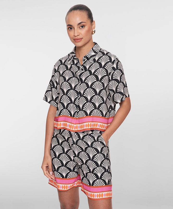 Dames blouse zwart