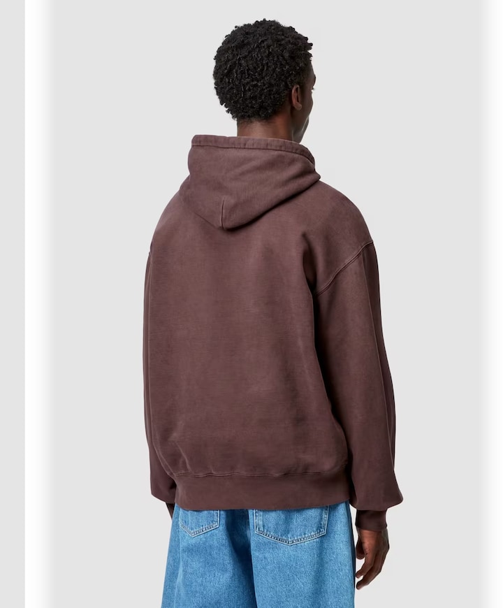 Heren hoodie bruin