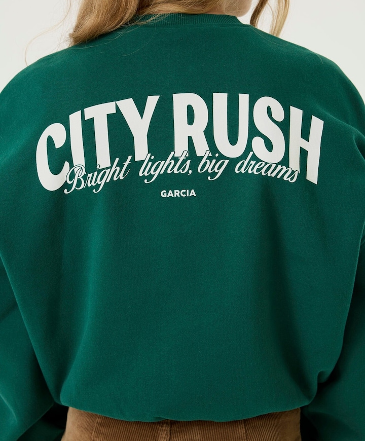 Meisjes sweater groen