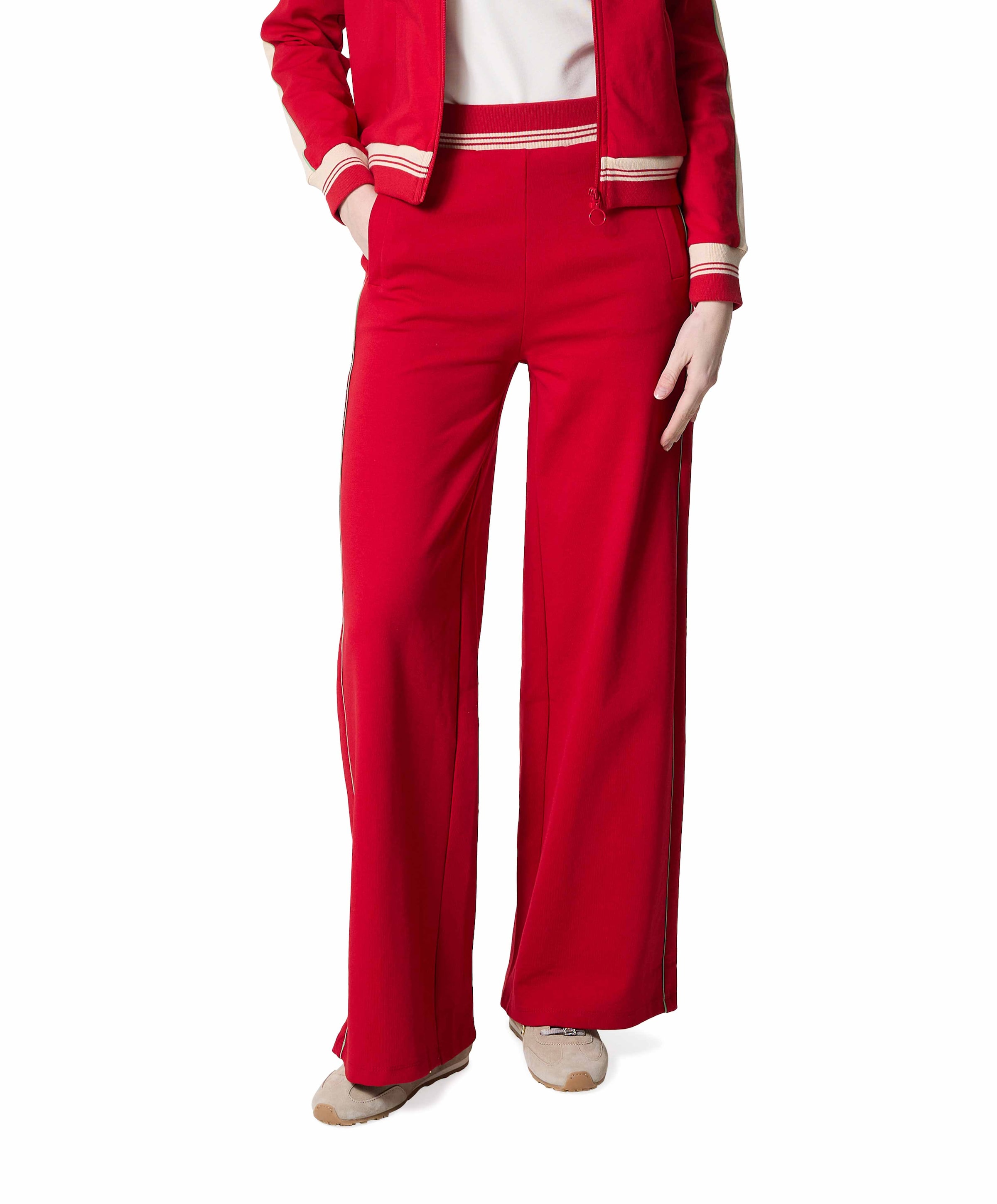 Daytona Sweat dames broek rood