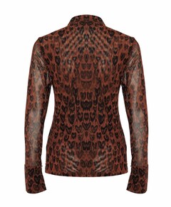 Dames blouse bruin