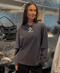 Dames longsleeve grijs