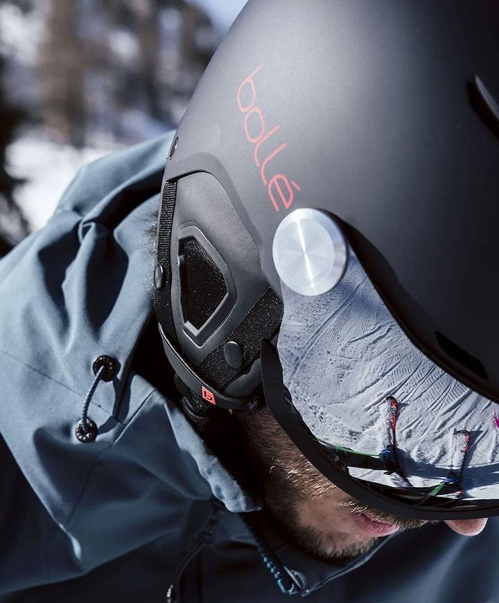 Skihelm uniseks grijs