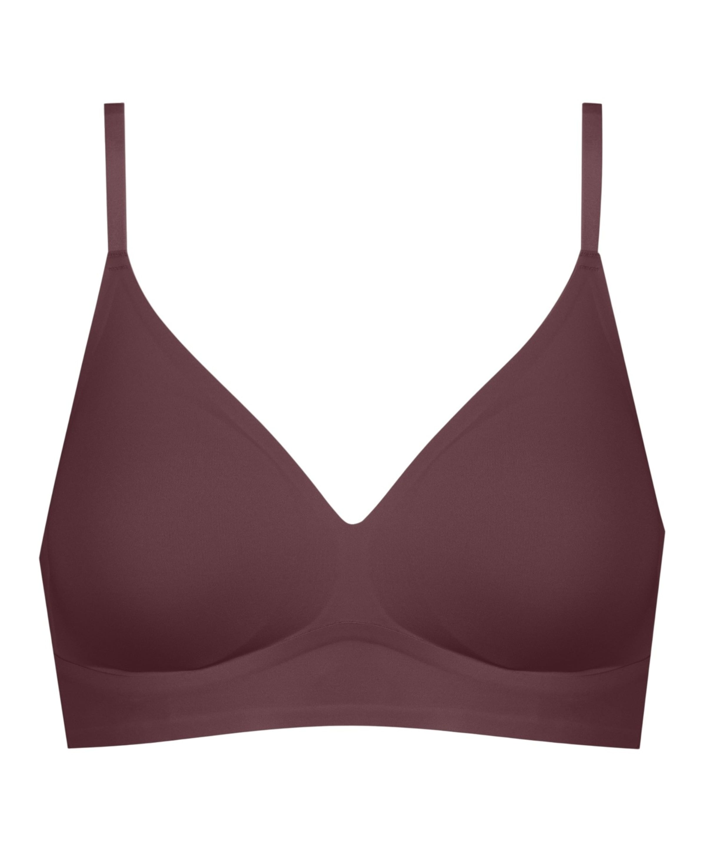 Dames bralette bordeaux