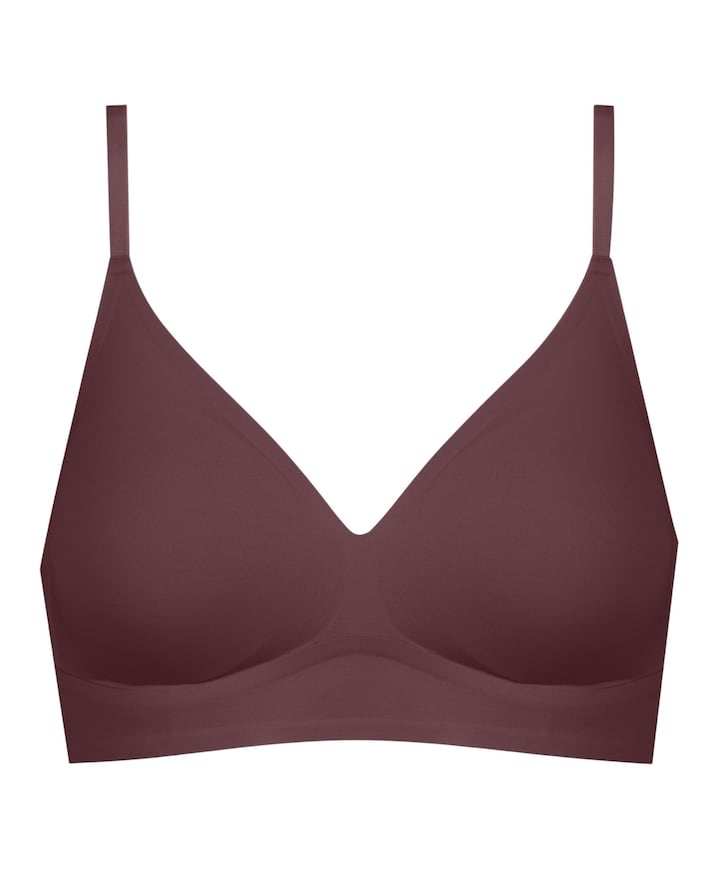 Dames bralette bordeaux