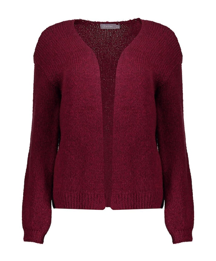 Dames vest bordeaux