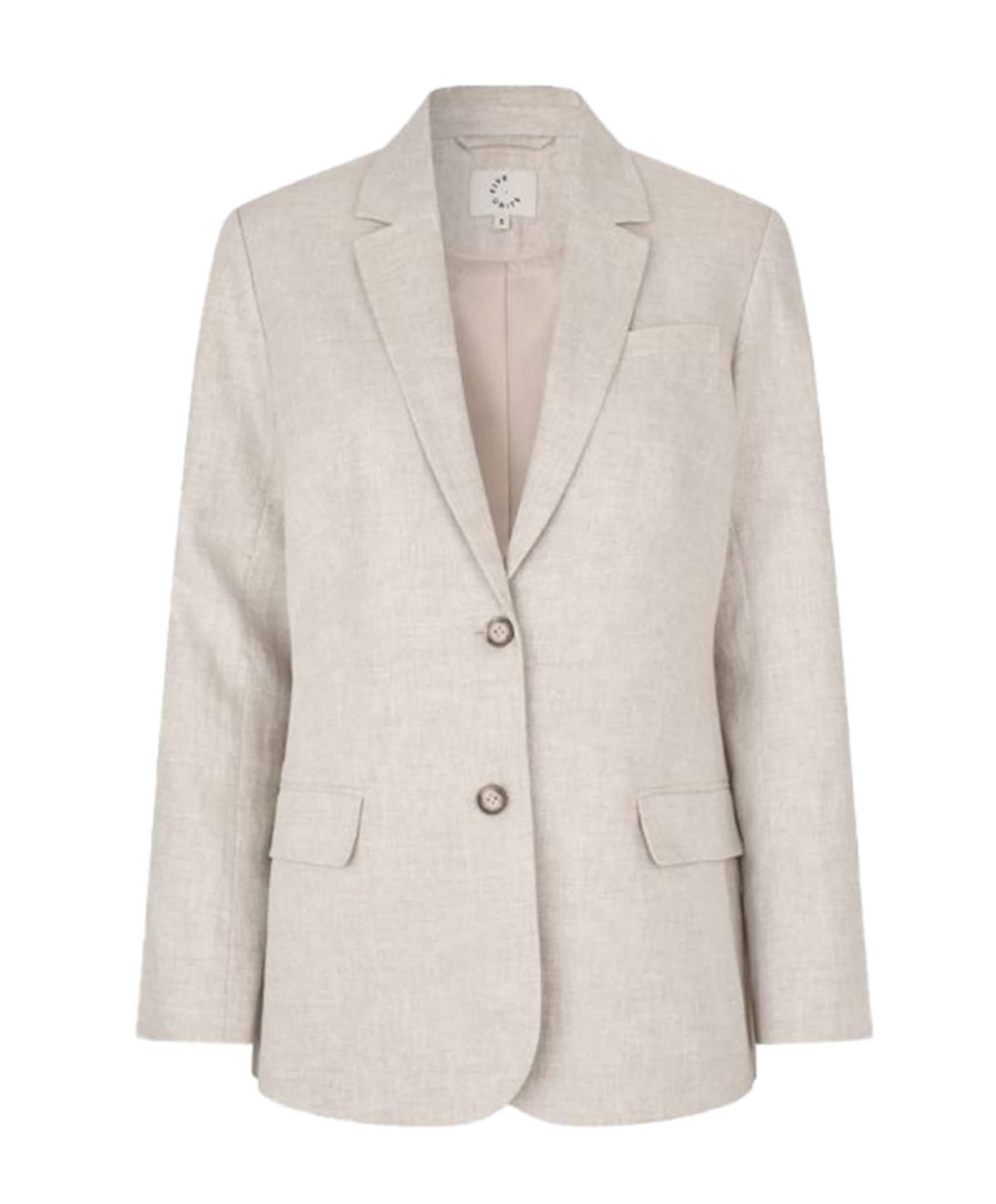Dames blazer grijs