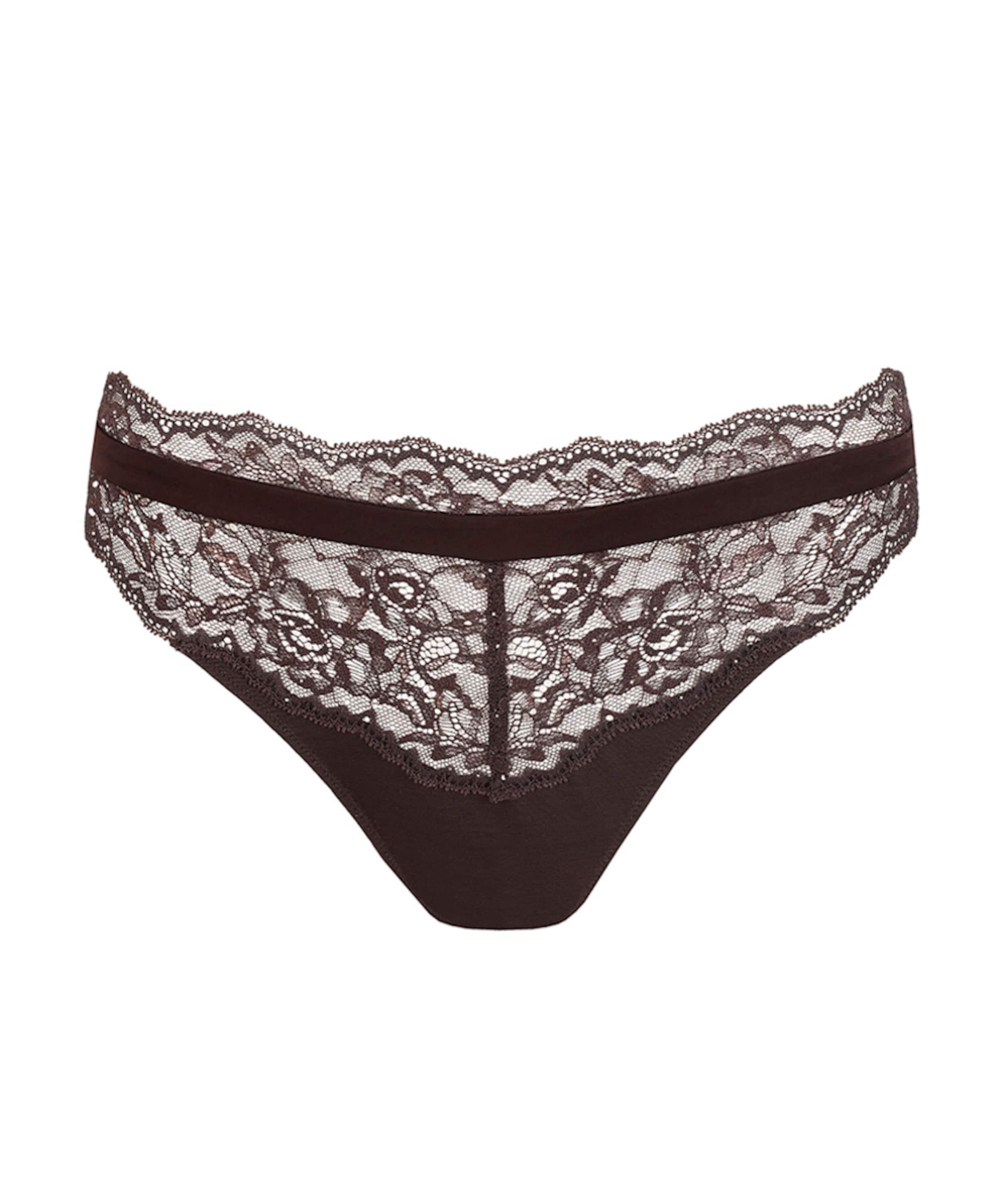 Dames slip bruin