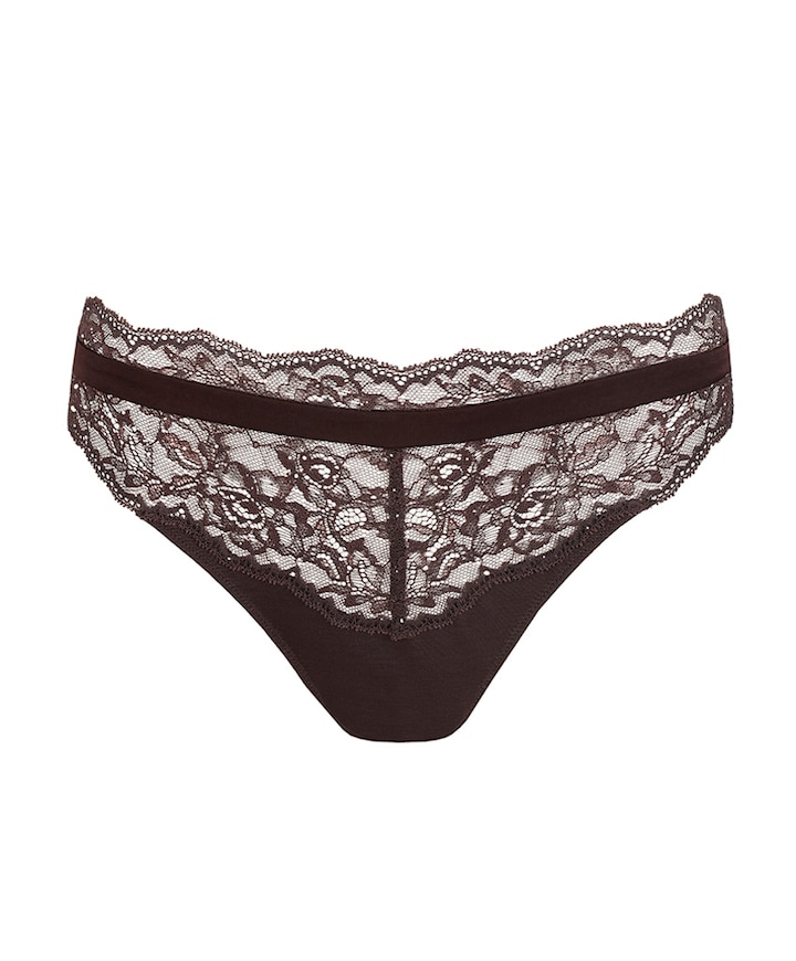 Dames slip bruin
