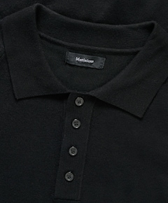 Heren polo zwart