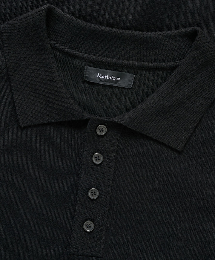 Heren polo zwart