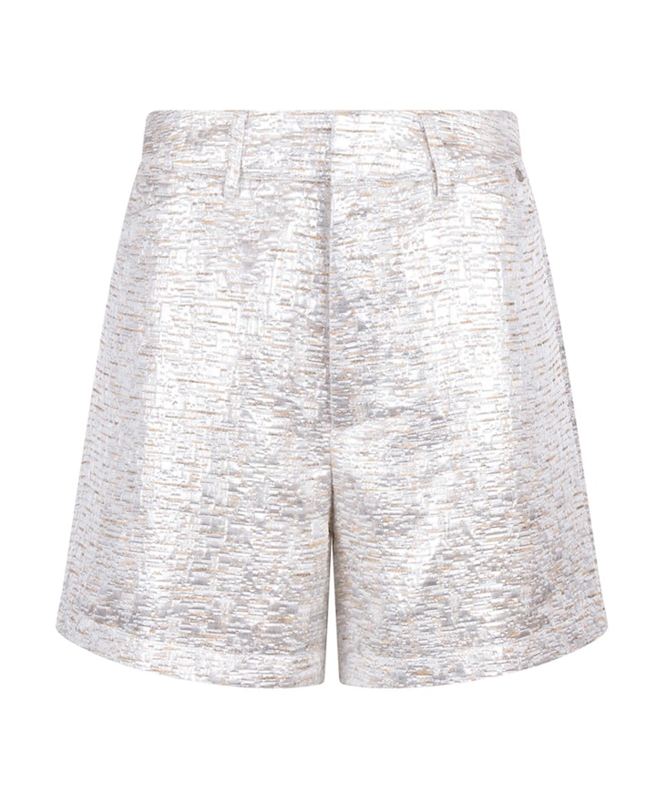 Dagmar dames korte broek zilver