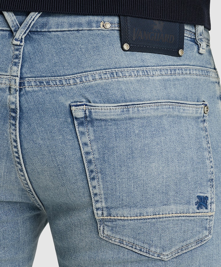 V12 RIDER NEW BLUE LIGHT jeans blauw
