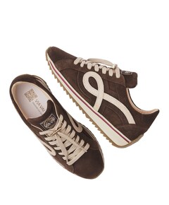 Mikki Eve dames sneakers bruin