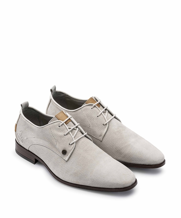 GREG WALL SUE heren veterschoenen ecru