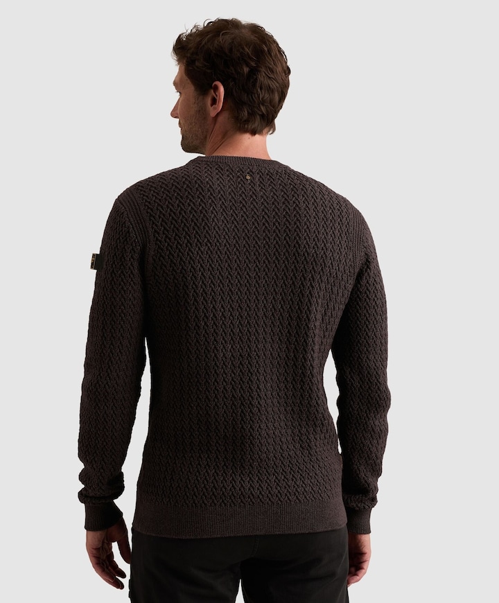 Heren trui bordeaux