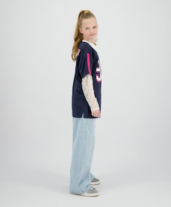 Meisjes t-shirt blauw