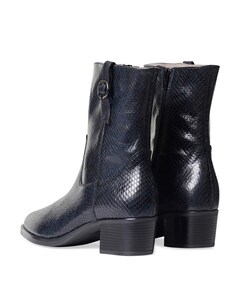 dames enkellaarzen blauw