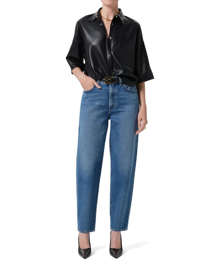 The Taper jean in pastis dames jeans blauw