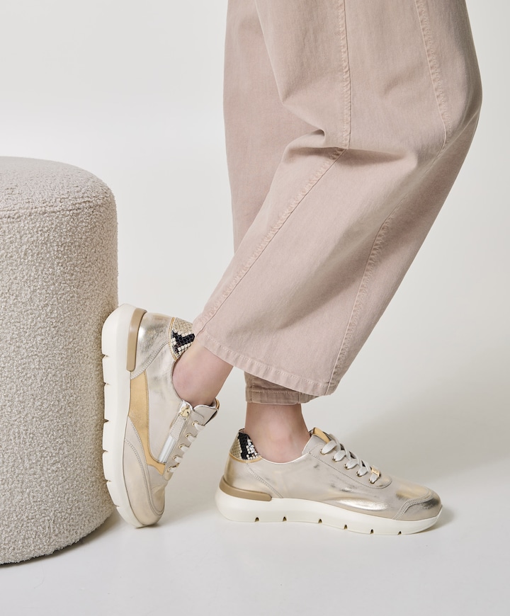 dames sneakers goud