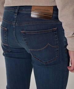 Nick Slim 5 pkt heren jeans blauw