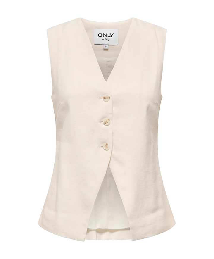 Dames gilet ecru