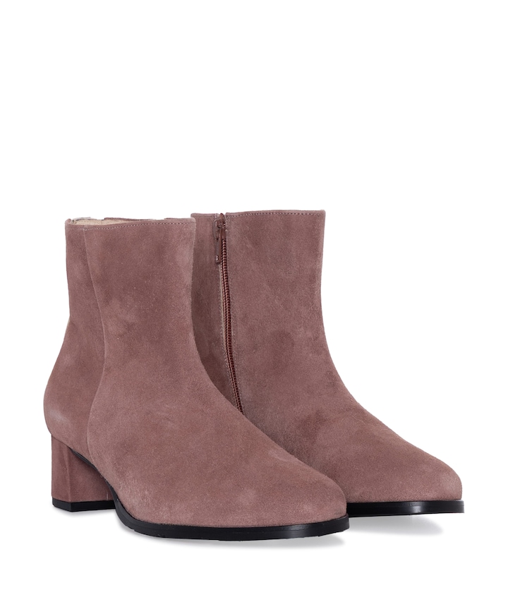 Milano dames enkellaarzen roze