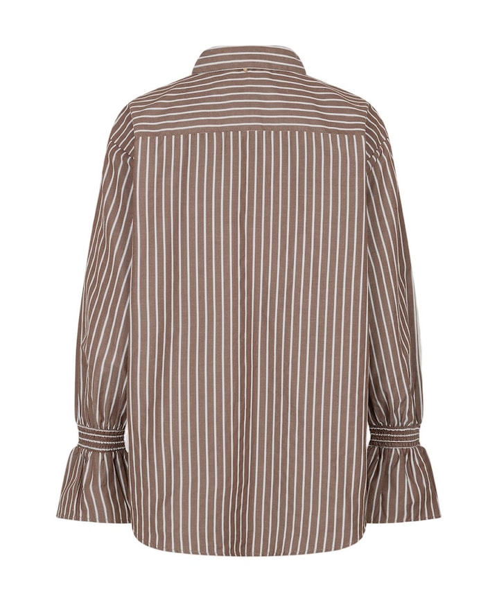 Dames blouse bruin