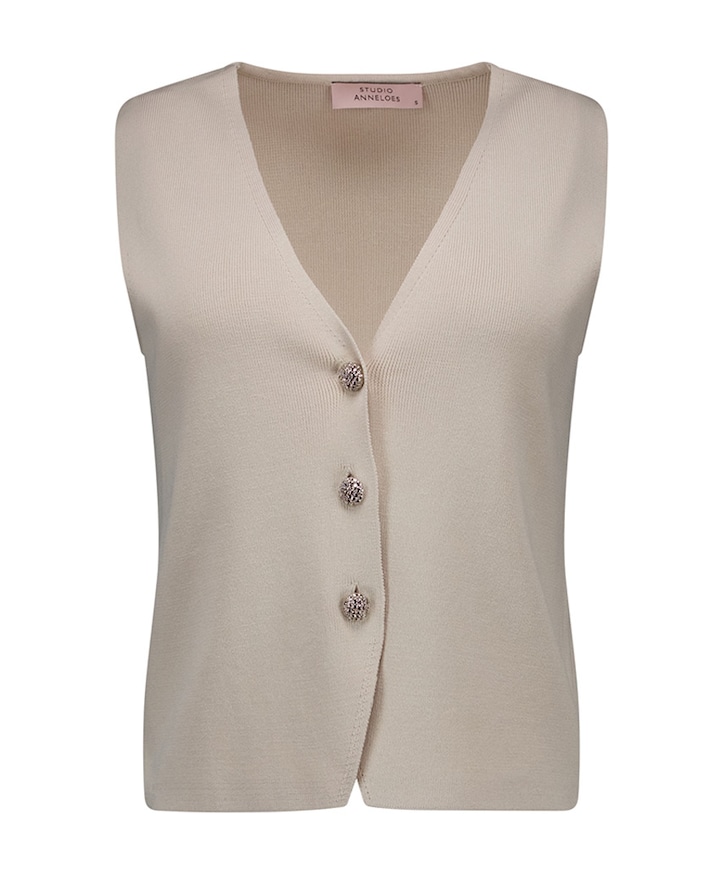 Dames gilet ecru