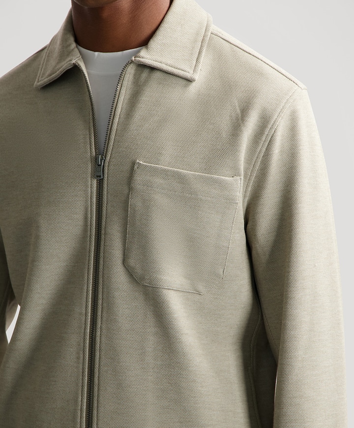 Heren overshirt groen