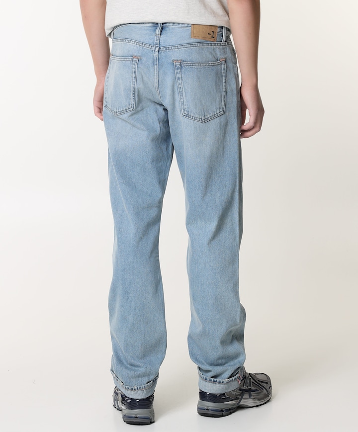 Relaxed leg heren jeans blauw