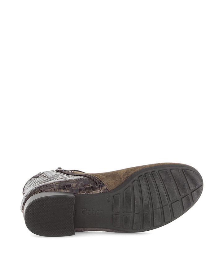 dames enkellaarzen beige