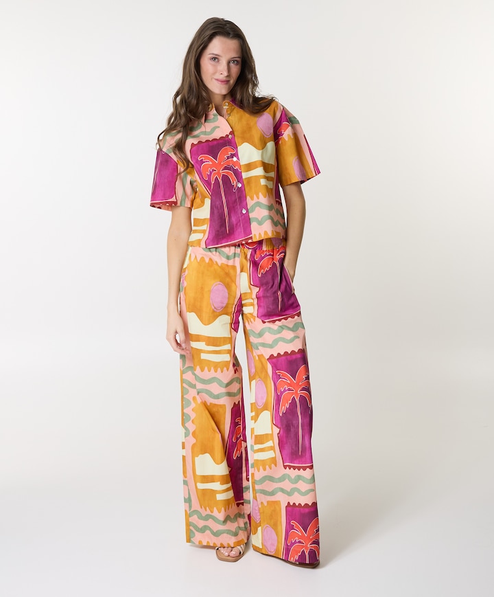 74a02-03486C dames broek multicolor