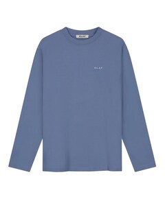 Heren longsleeve blauw