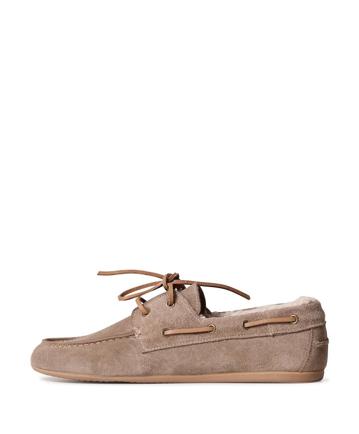 dames loafers beige