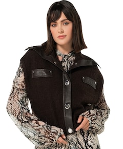 Dames gilet bruin