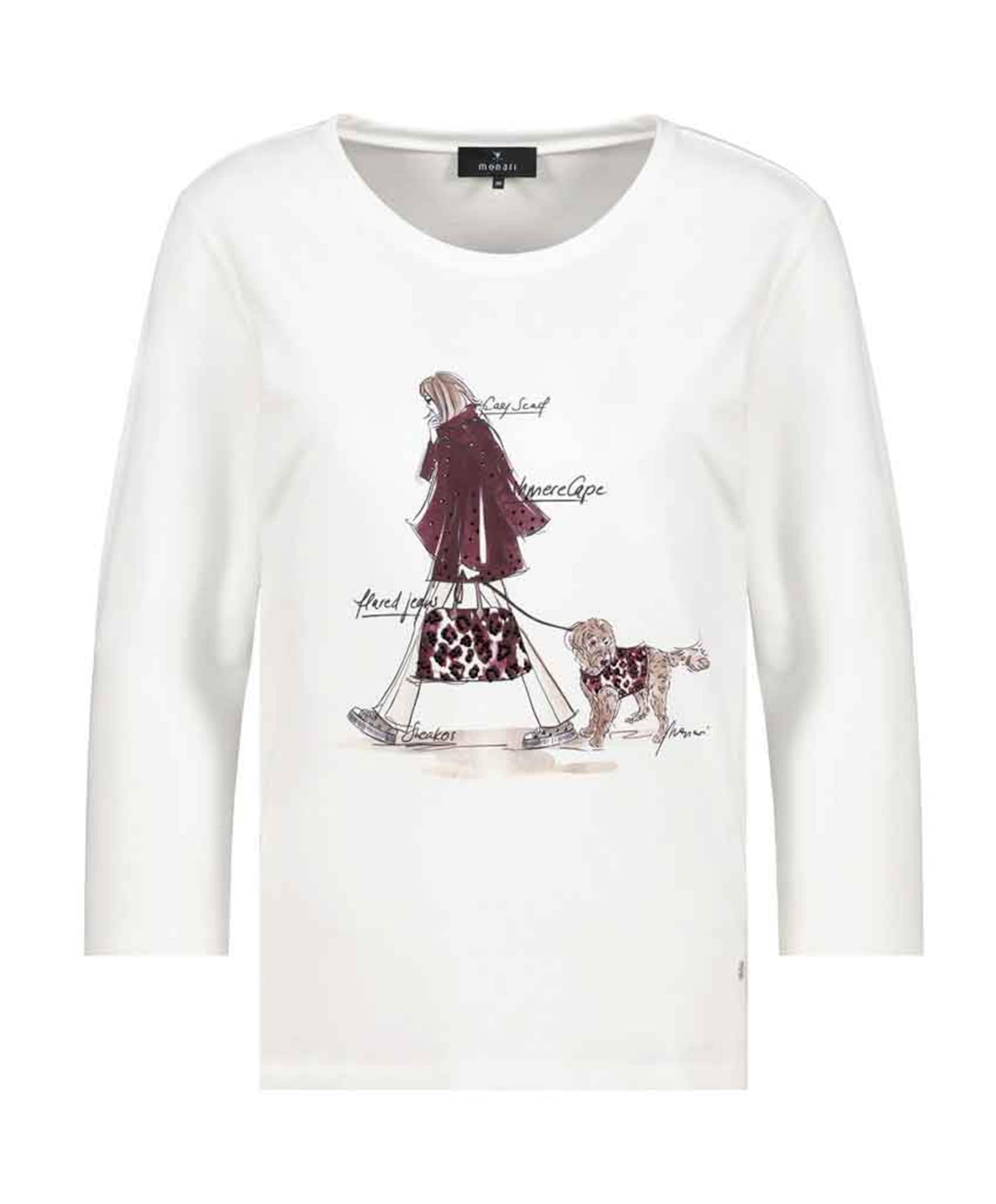 Dames longsleeve ecru