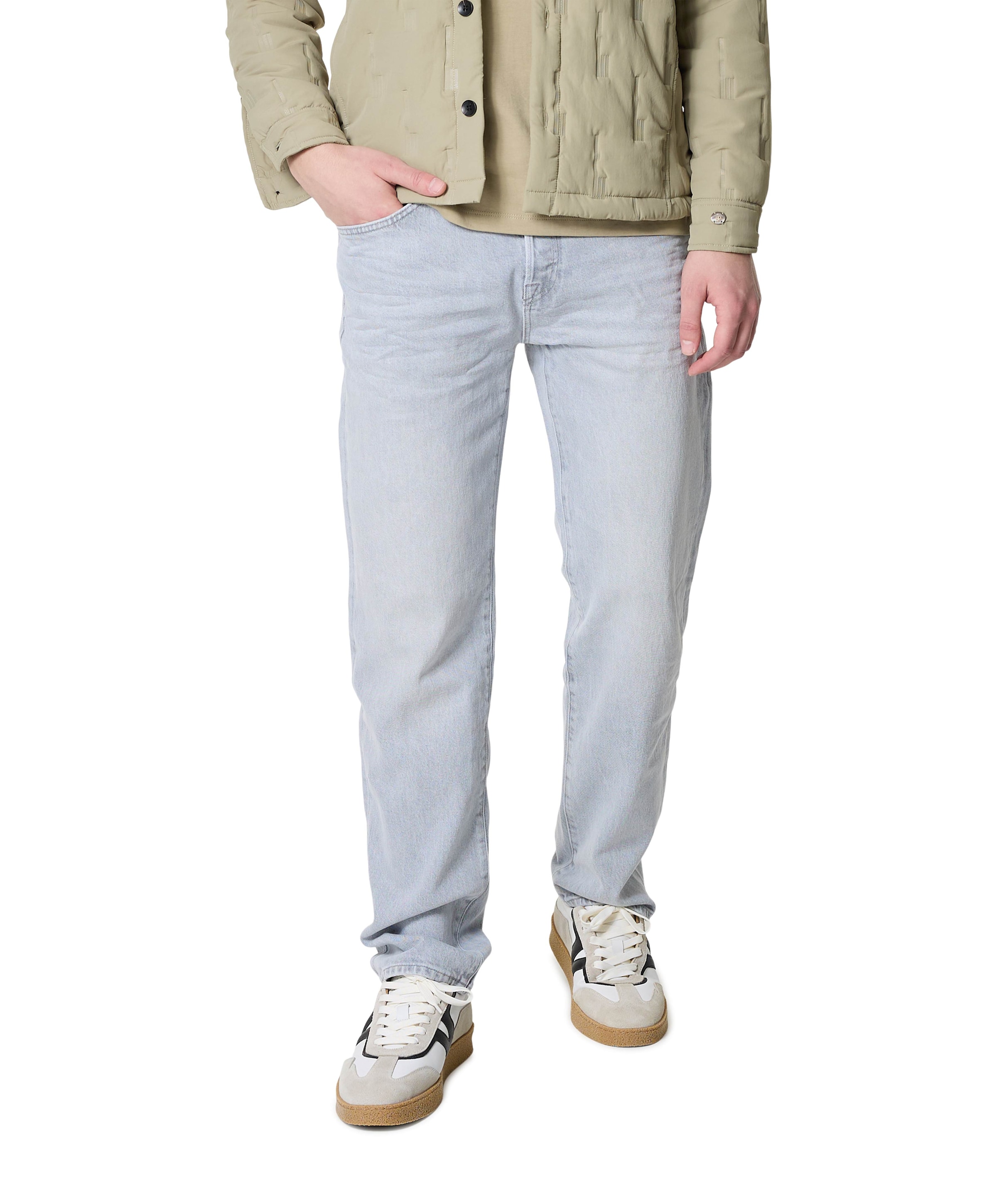 STEEPER RELAXED WASHED SUMMER GREY heren jeans grijs