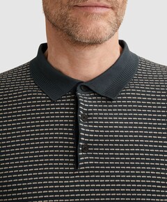Heren polo blauw