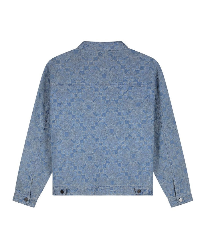 Heren overshirt blauw