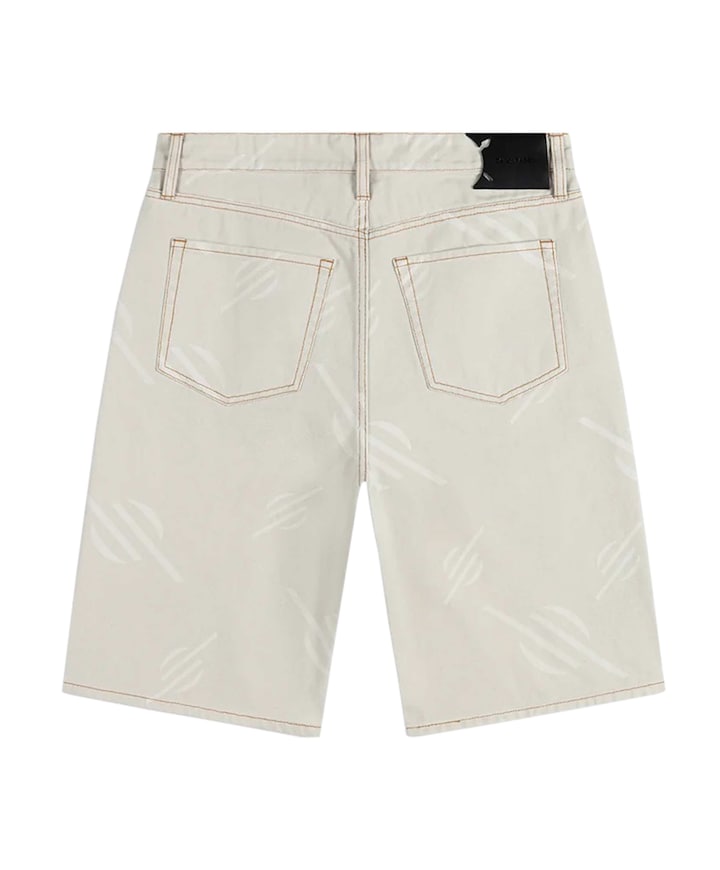 Monogram Canvas Shorts heren korte broek beige