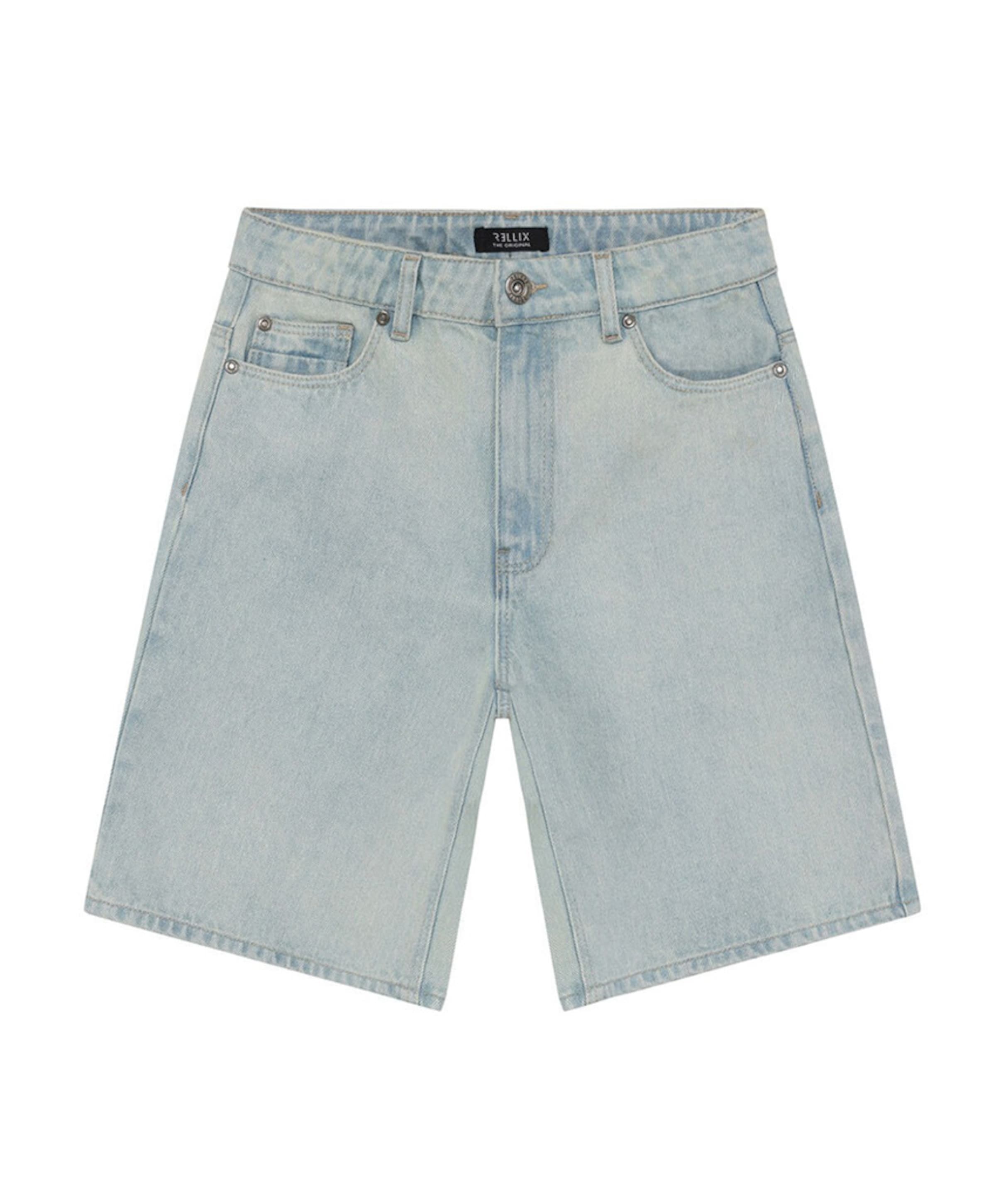Denim Skater jongens korte broek blauw