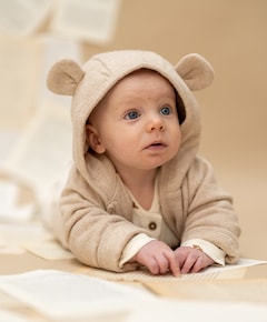 Meisjes jas beige