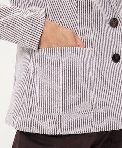 Dames blazer bruin