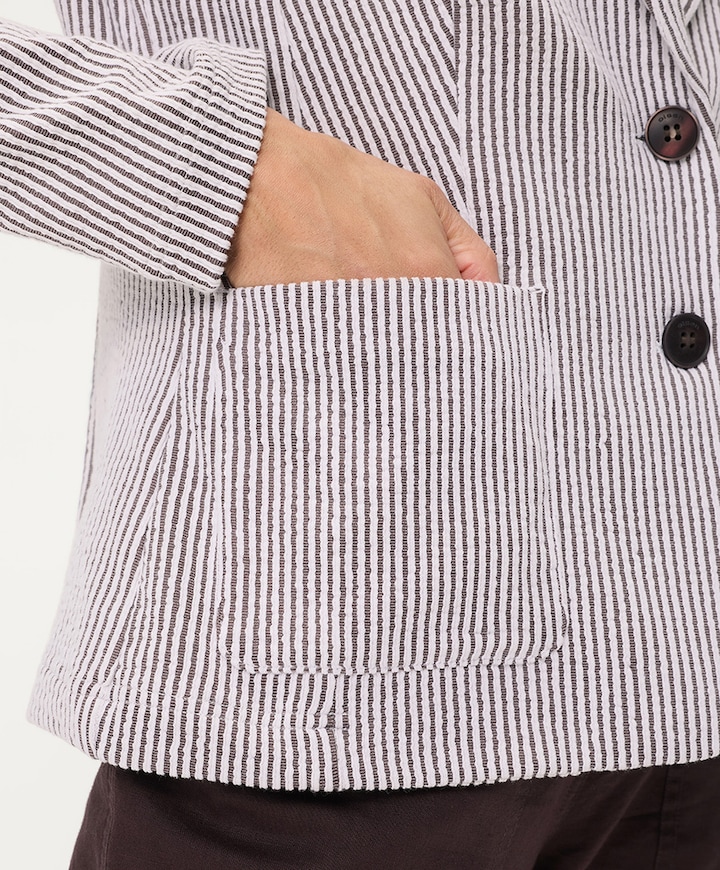 Dames blazer bruin