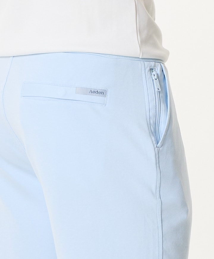 heren korte broek blauw