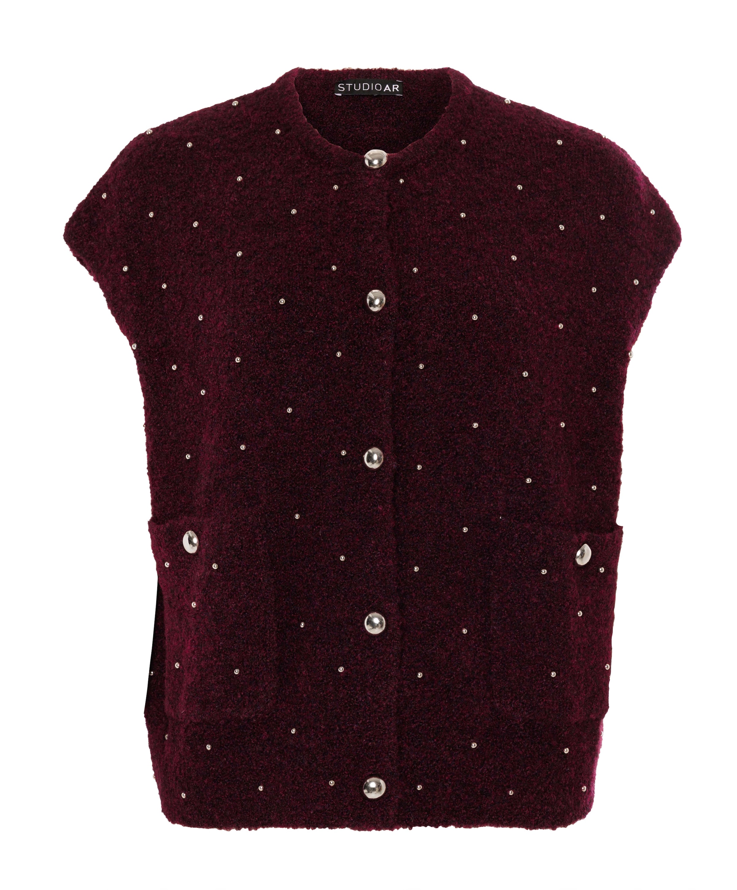Gilet bordeaux