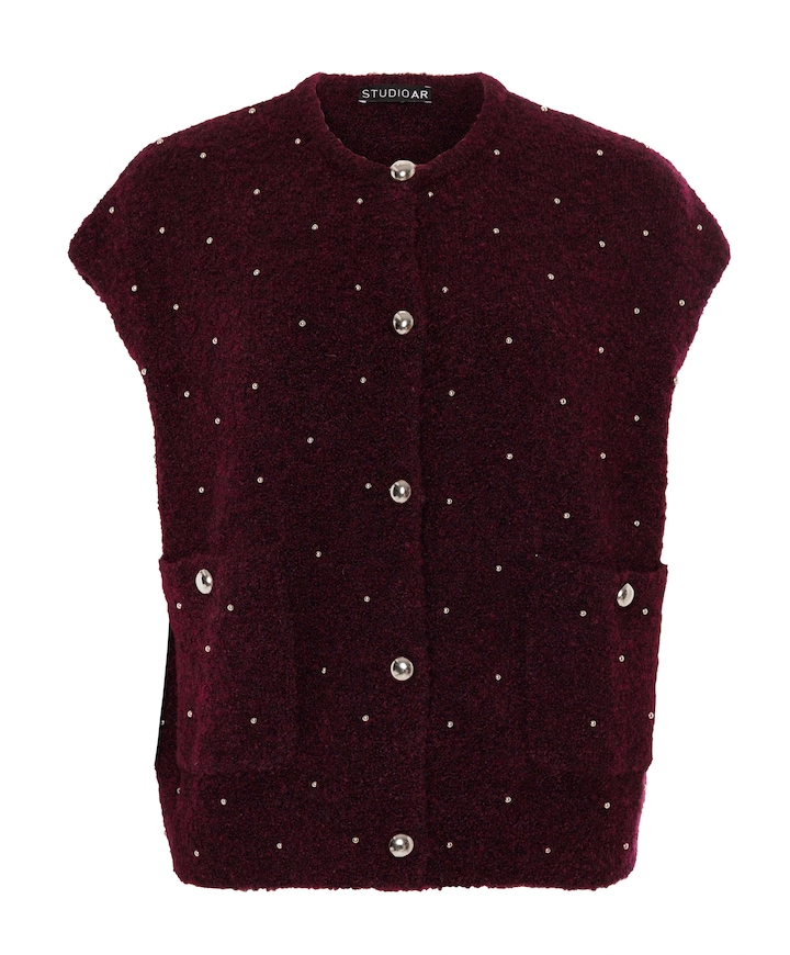 Gilet bordeaux